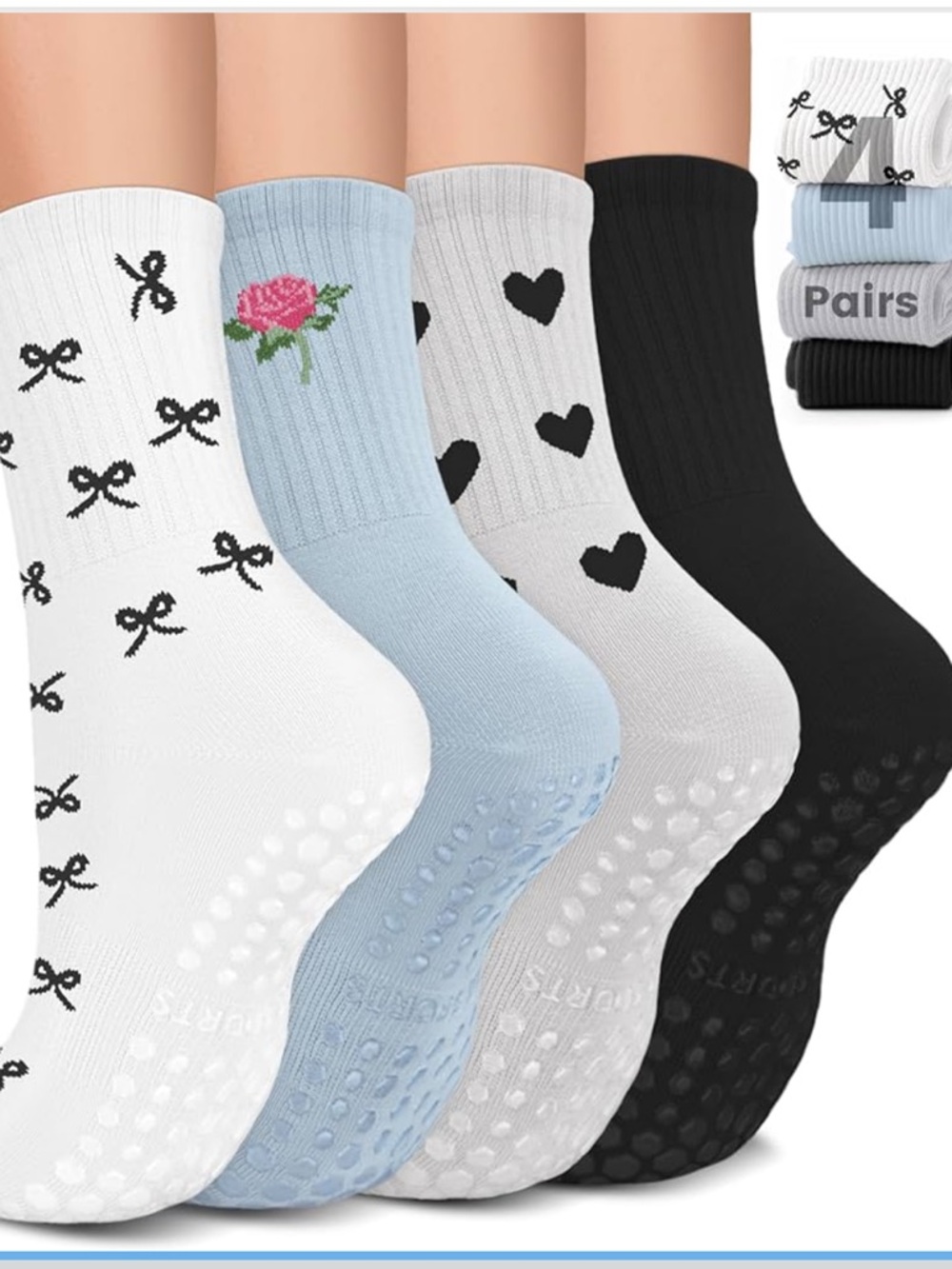 Non-Slip Pilates / Yoga Socks